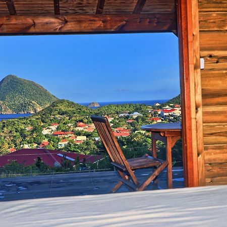 Ti Kaz Anoli Cottage En Bois Avec Vue Sur La Baie Terre-de-Bas Exterior foto
